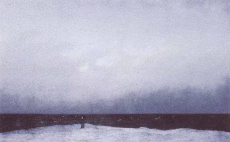 Caspar David Friedrich Monk by the Sea Norge oil painting art